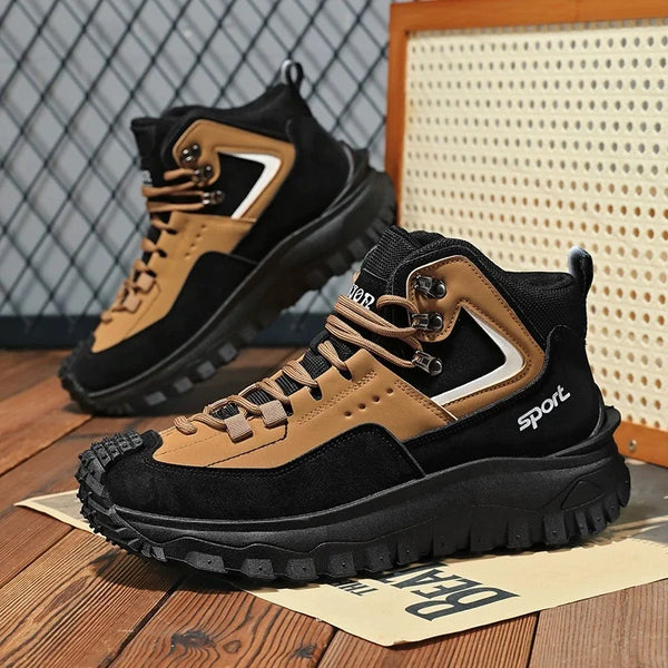 (Limited Time Sale 70% OFF) Men's Outdoor Hiking Boots Work boots- Waterproof